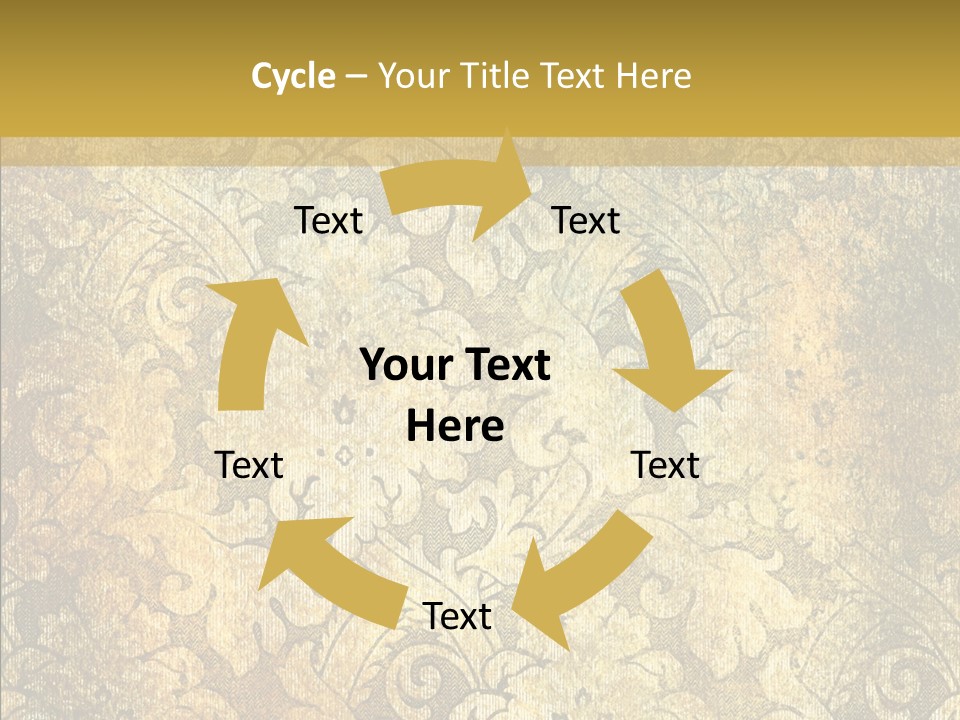 Toon Human Table PowerPoint Template