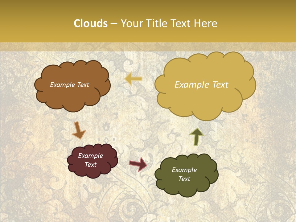 Toon Human Table PowerPoint Template