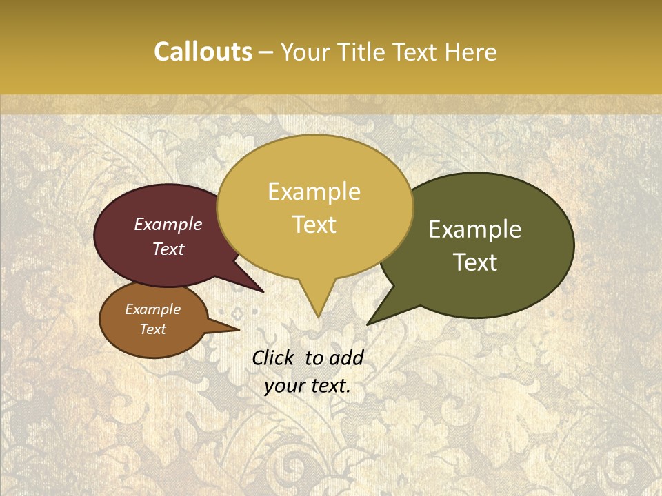 Toon Human Table PowerPoint Template