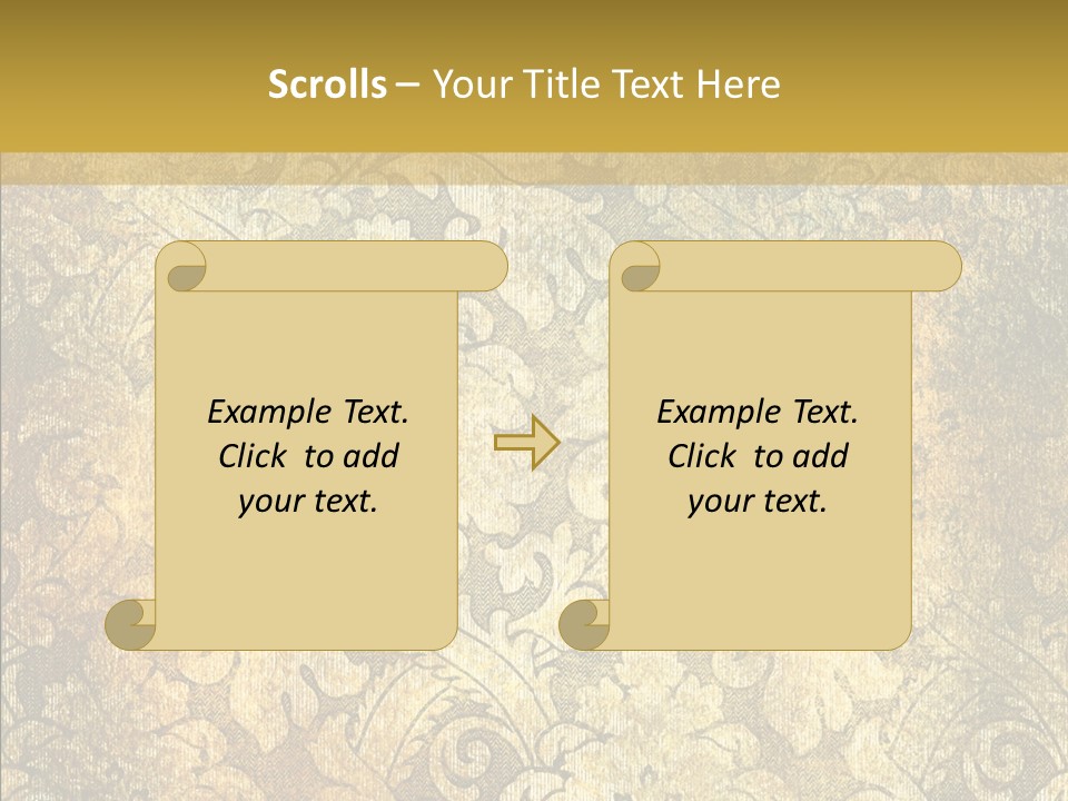 Toon Human Table PowerPoint Template