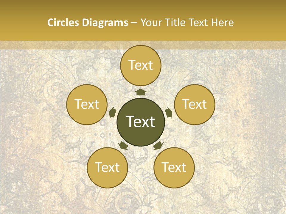 Toon Human Table PowerPoint Template