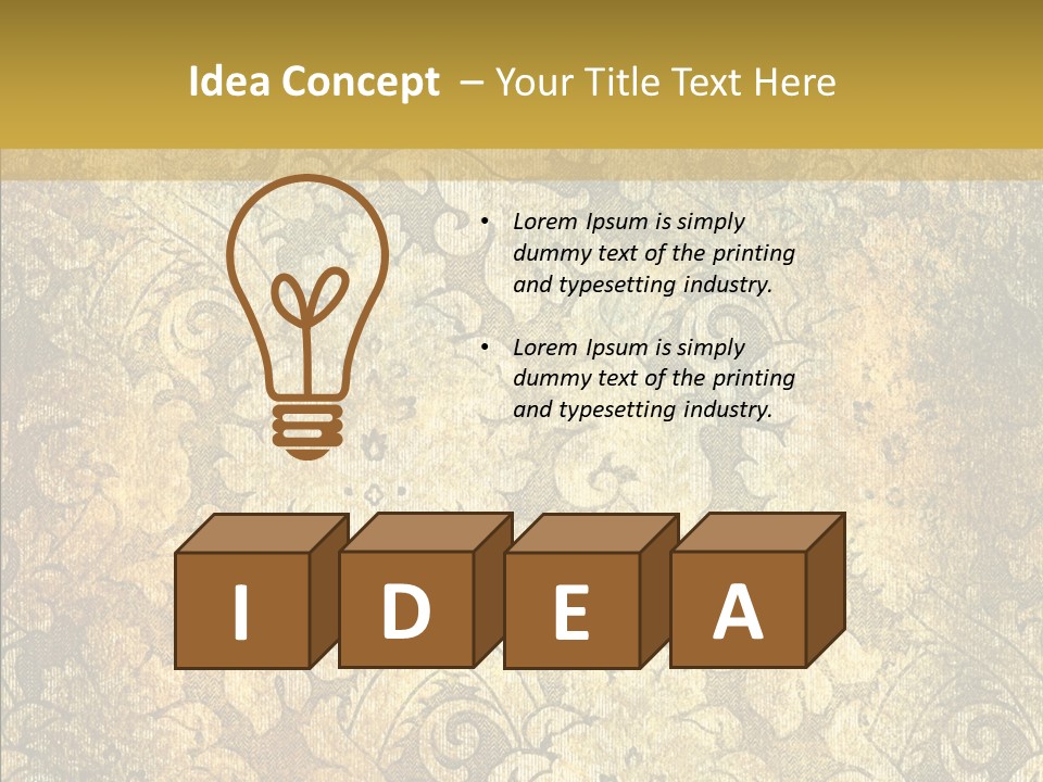 Toon Human Table PowerPoint Template