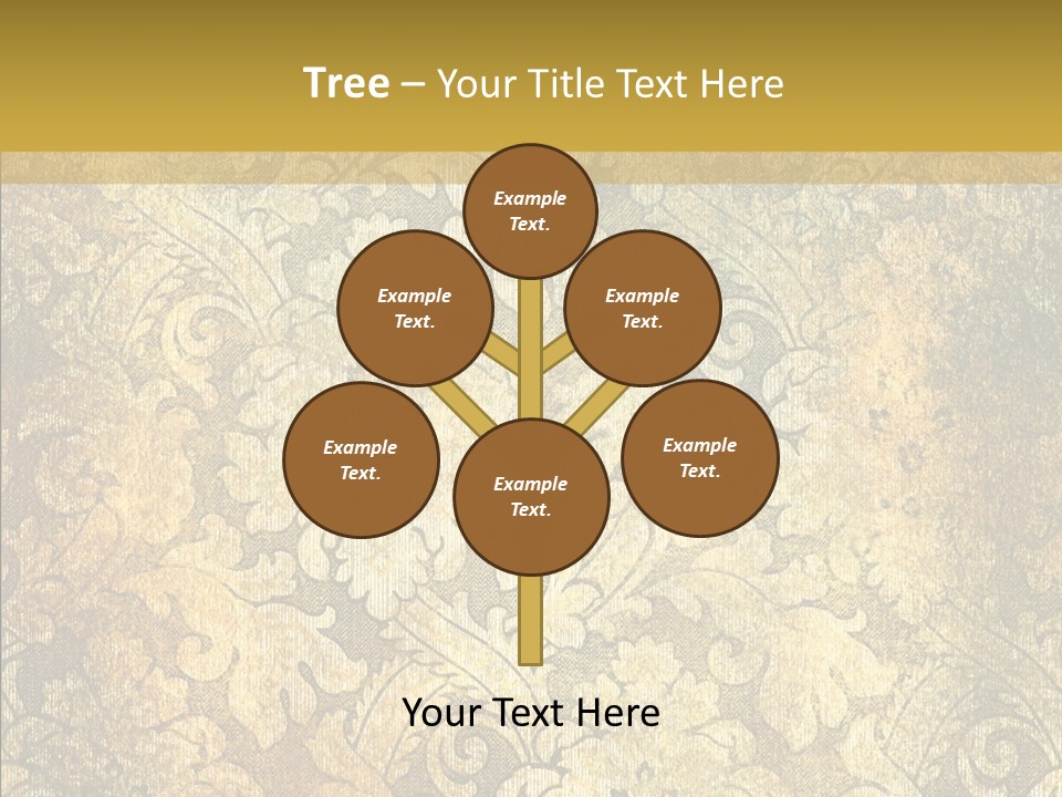 Toon Human Table PowerPoint Template