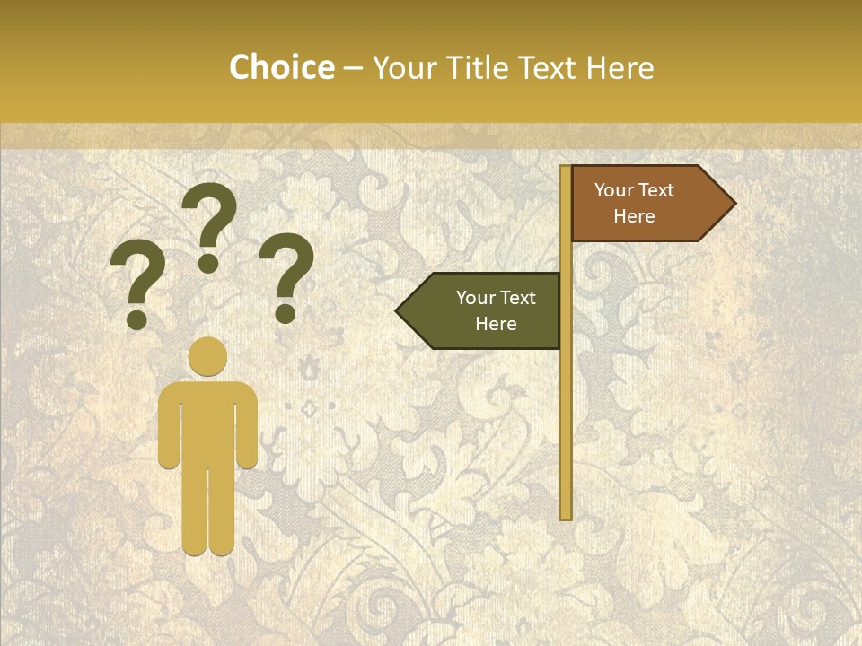 Toon Human Table PowerPoint Template