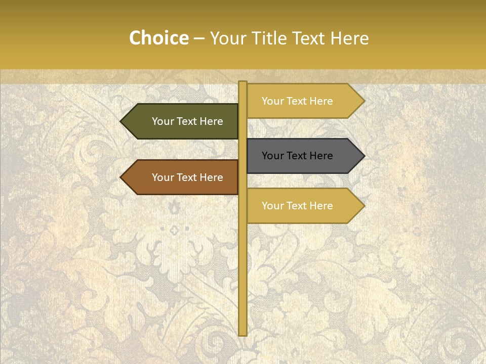 Toon Human Table PowerPoint Template