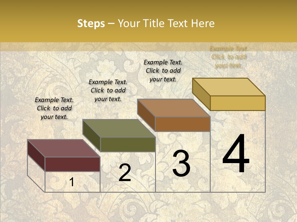 Toon Human Table PowerPoint Template
