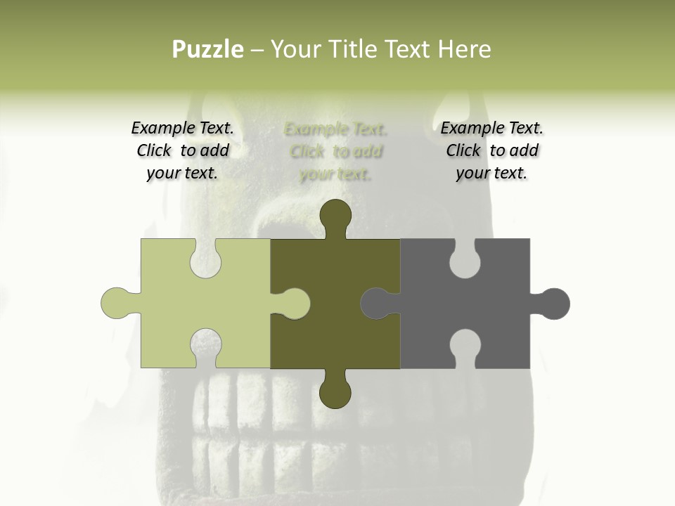 Mask Costume Craftsmanship PowerPoint Template