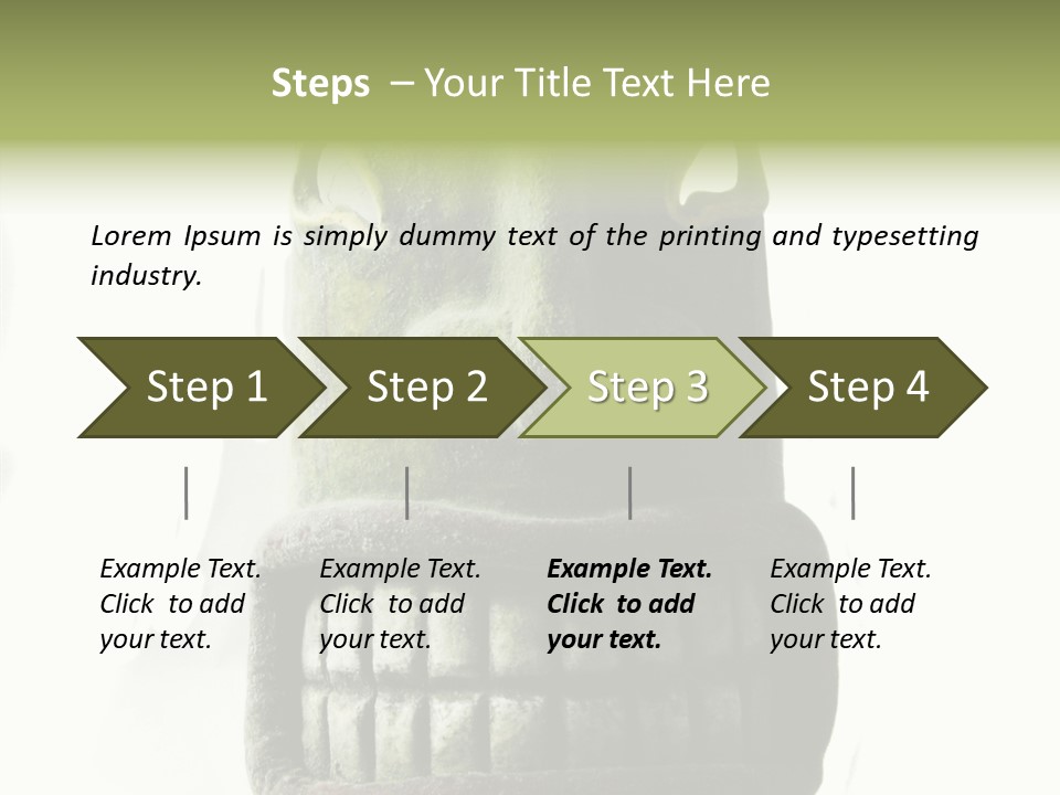 Mask Costume Craftsmanship PowerPoint Template