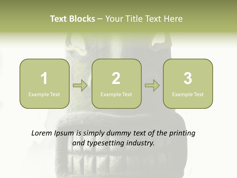 Mask Costume Craftsmanship PowerPoint Template