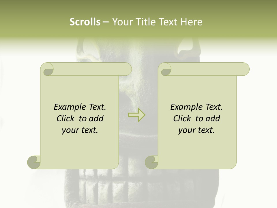 Mask Costume Craftsmanship PowerPoint Template