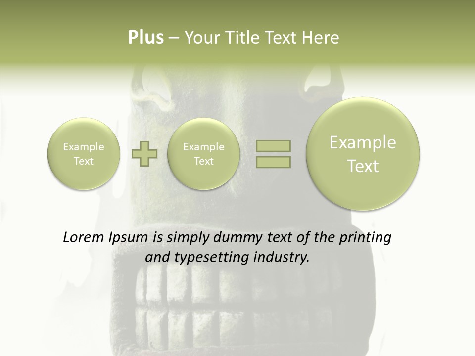 Mask Costume Craftsmanship PowerPoint Template