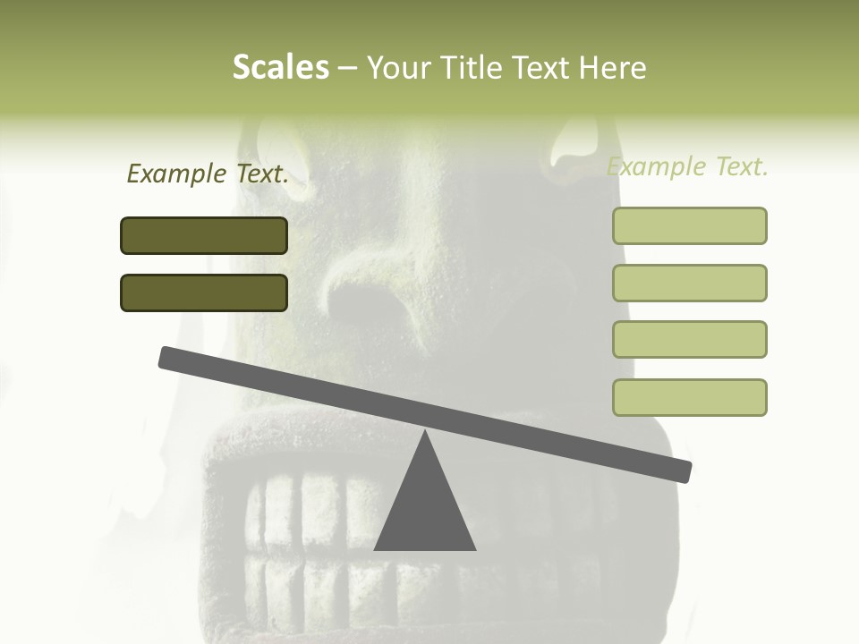 Mask Costume Craftsmanship PowerPoint Template