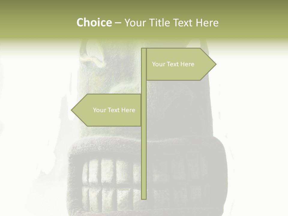 Mask Costume Craftsmanship PowerPoint Template