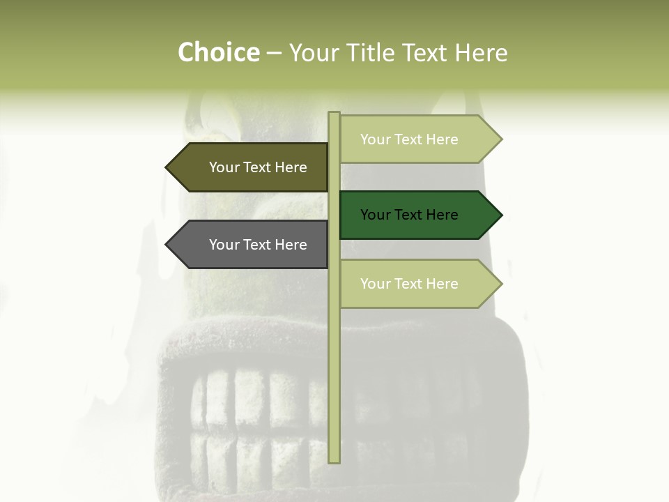 Mask Costume Craftsmanship PowerPoint Template