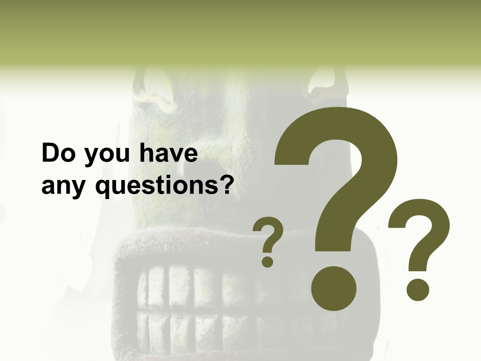 Mask Costume Craftsmanship PowerPoint Template