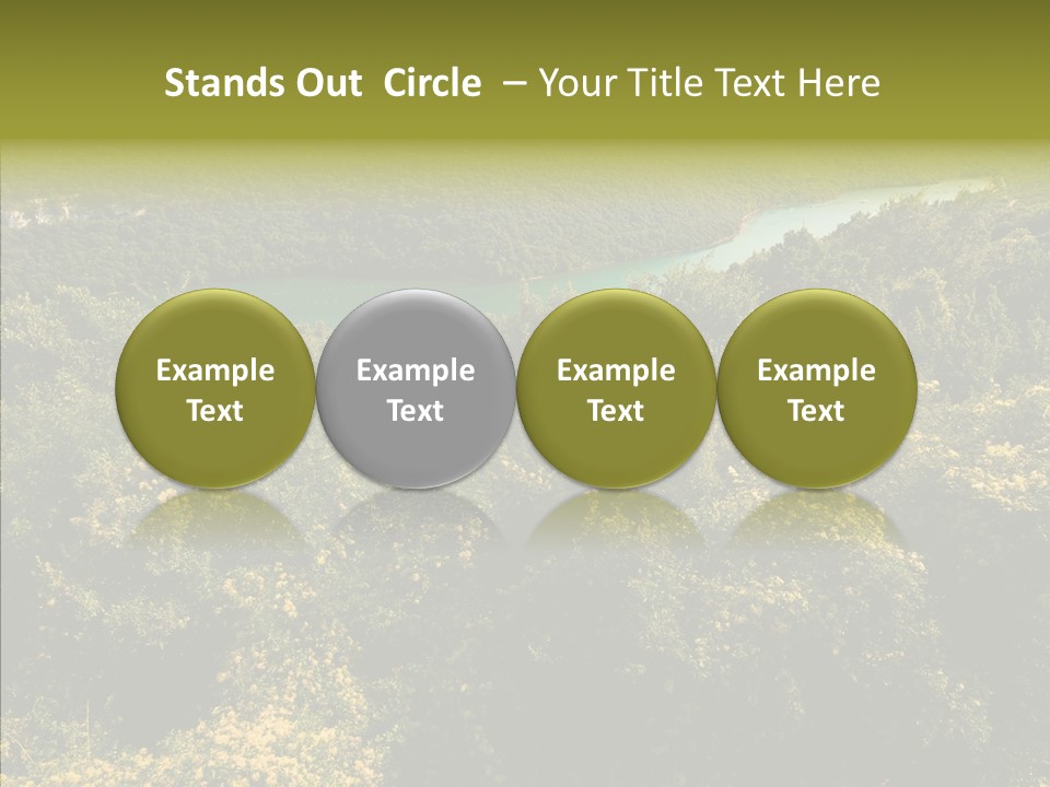 Bank Still Waterside PowerPoint Template