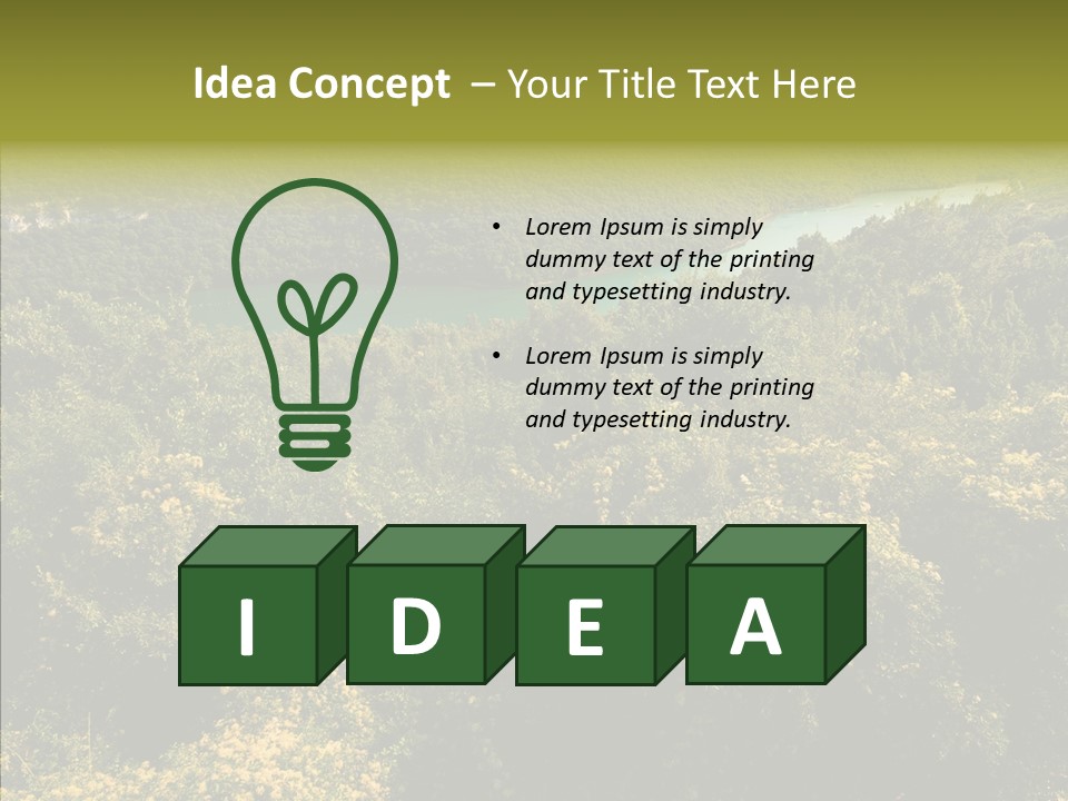 Bank Still Waterside PowerPoint Template