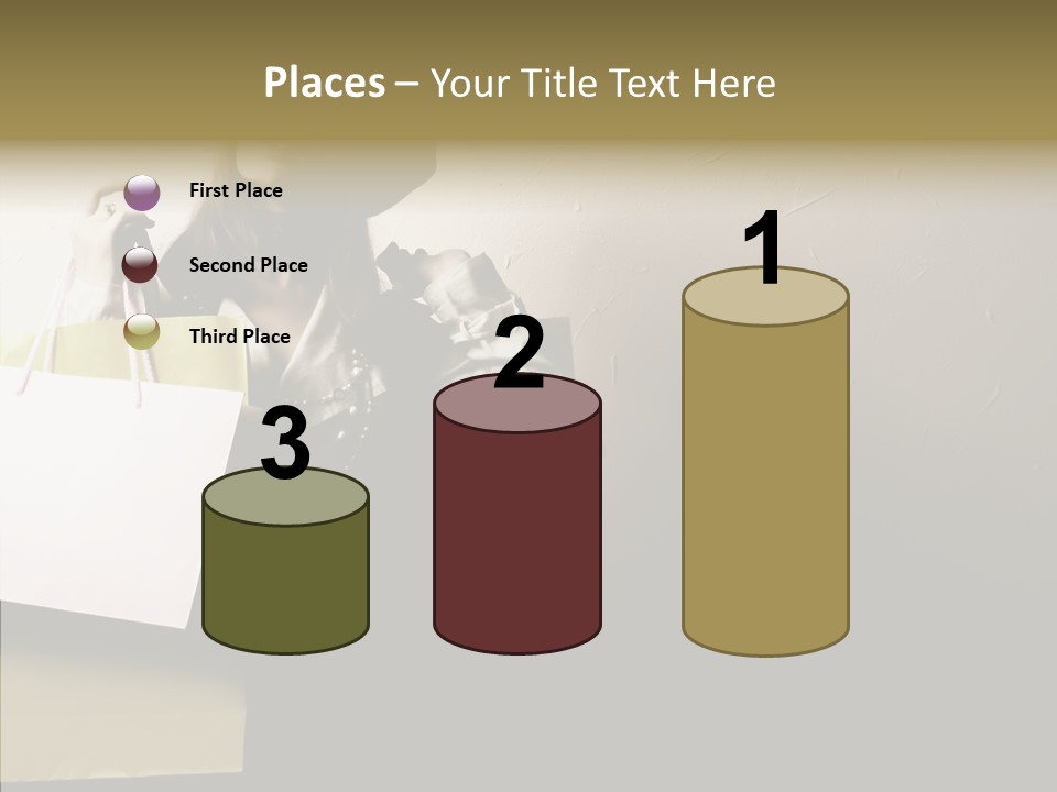 Scarf Woman Look PowerPoint Template