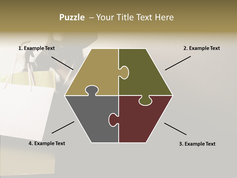 Scarf Woman Look PowerPoint Template