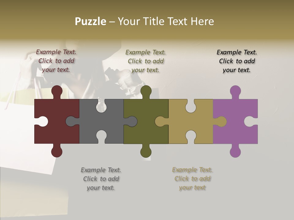 Scarf Woman Look PowerPoint Template