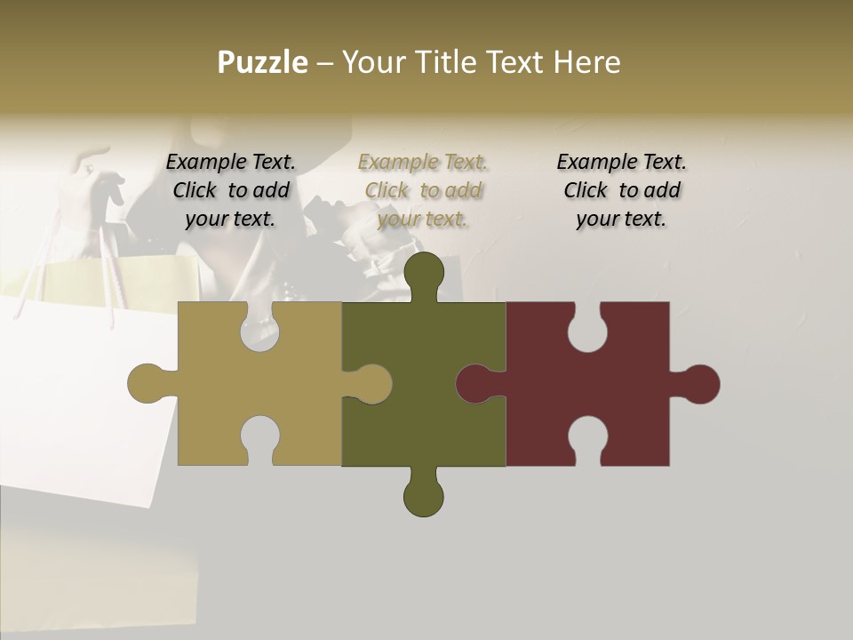 Scarf Woman Look PowerPoint Template