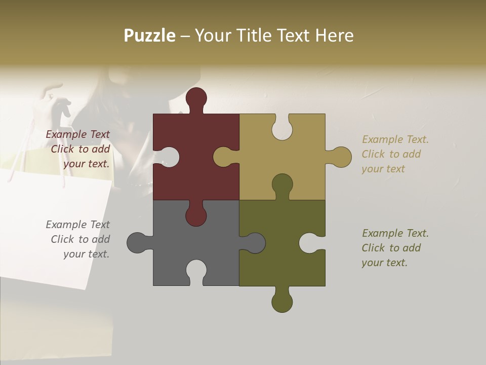 Scarf Woman Look PowerPoint Template