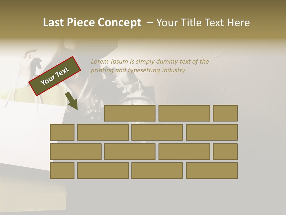 Scarf Woman Look PowerPoint Template