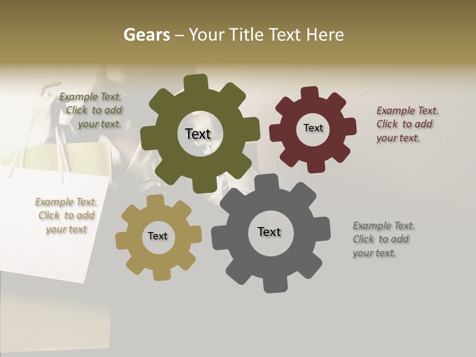 Scarf Woman Look PowerPoint Template