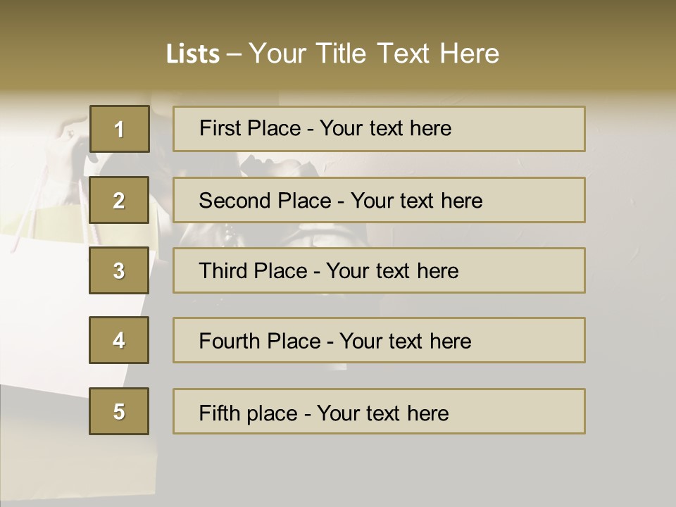 Scarf Woman Look PowerPoint Template