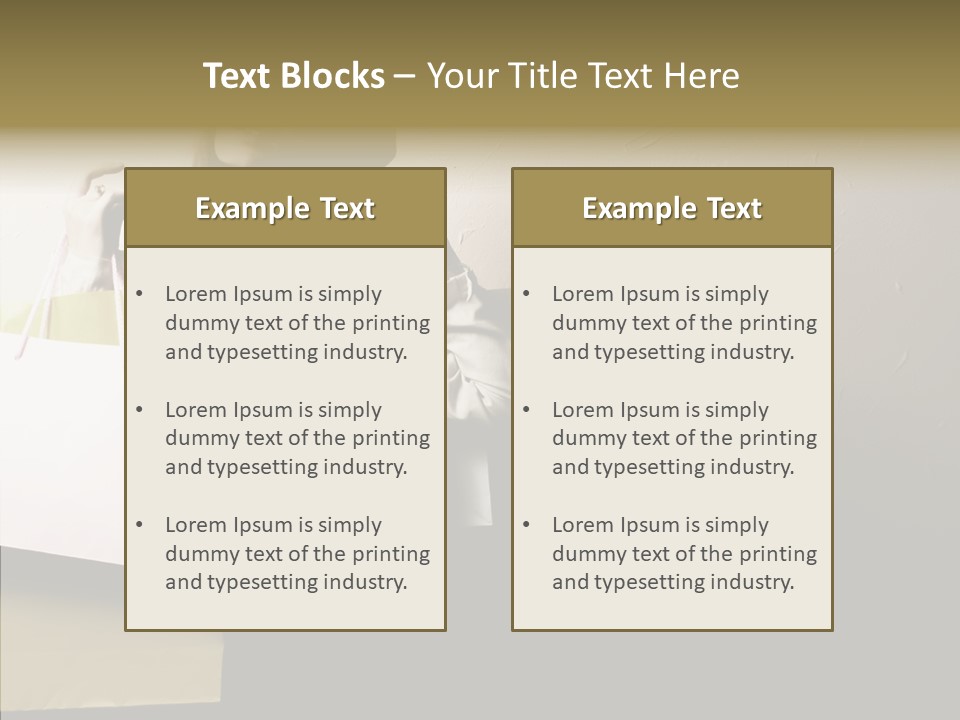 Scarf Woman Look PowerPoint Template