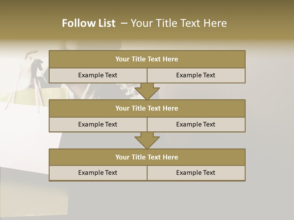 Scarf Woman Look PowerPoint Template