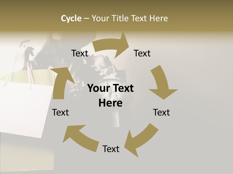 Scarf Woman Look PowerPoint Template