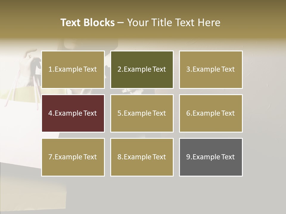 Scarf Woman Look PowerPoint Template