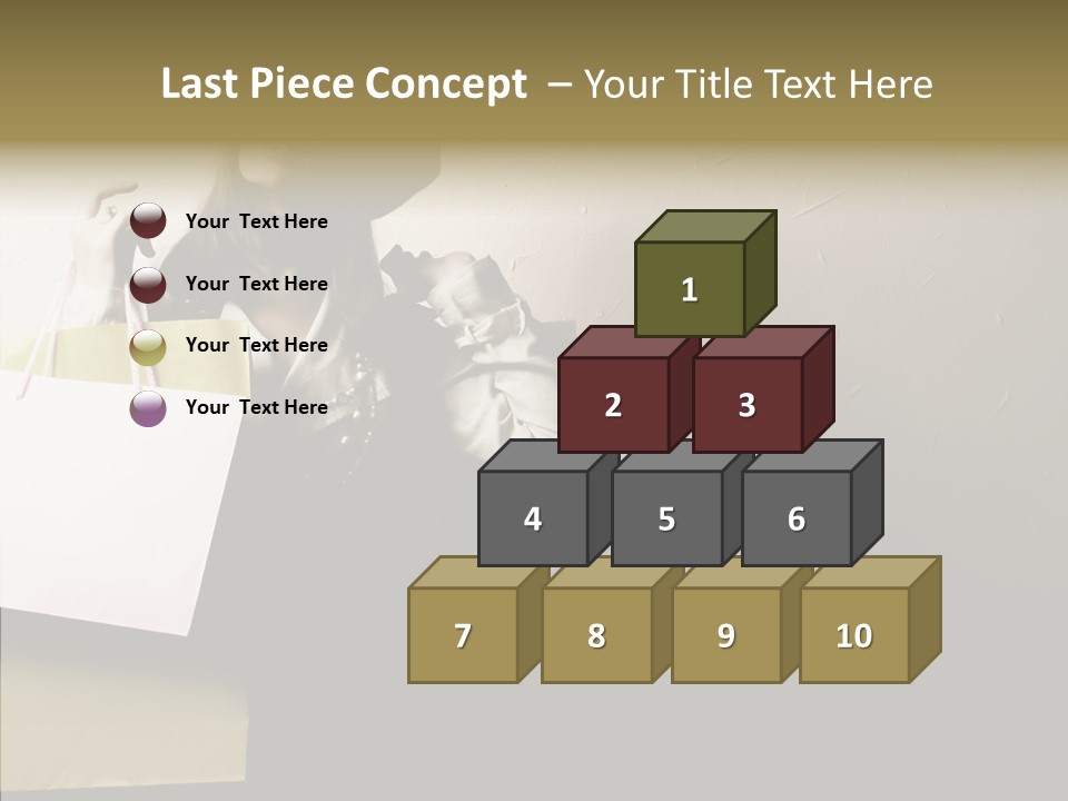 Scarf Woman Look PowerPoint Template