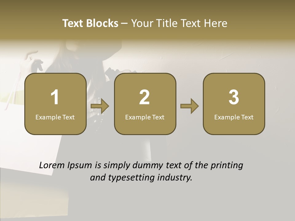 Scarf Woman Look PowerPoint Template