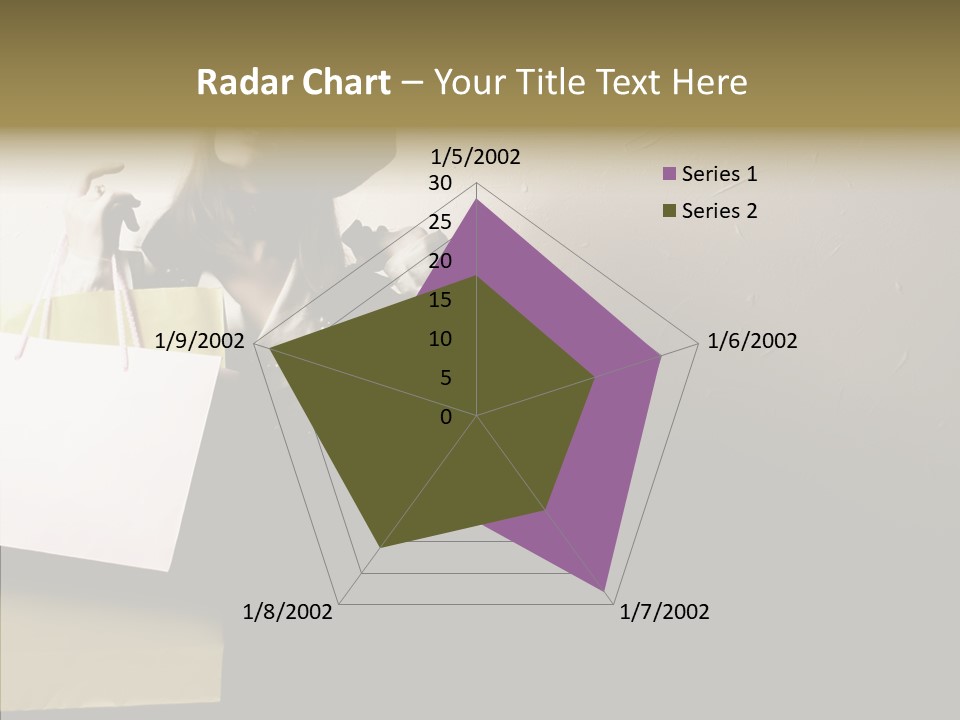 Scarf Woman Look PowerPoint Template