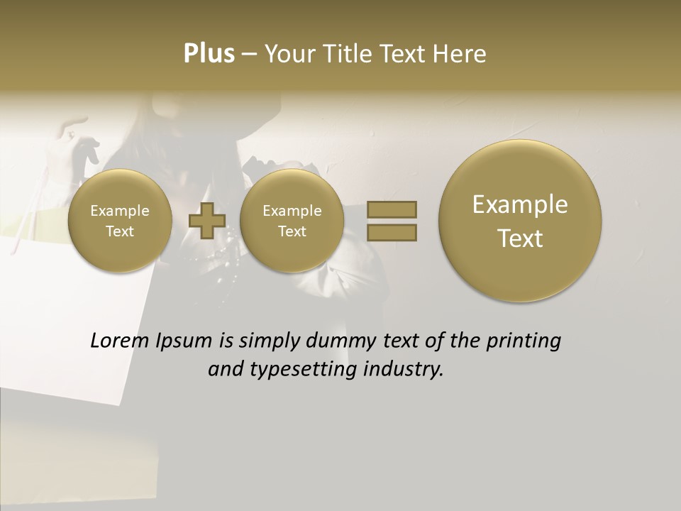 Scarf Woman Look PowerPoint Template