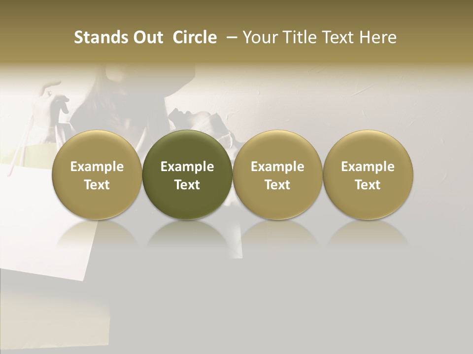 Scarf Woman Look PowerPoint Template