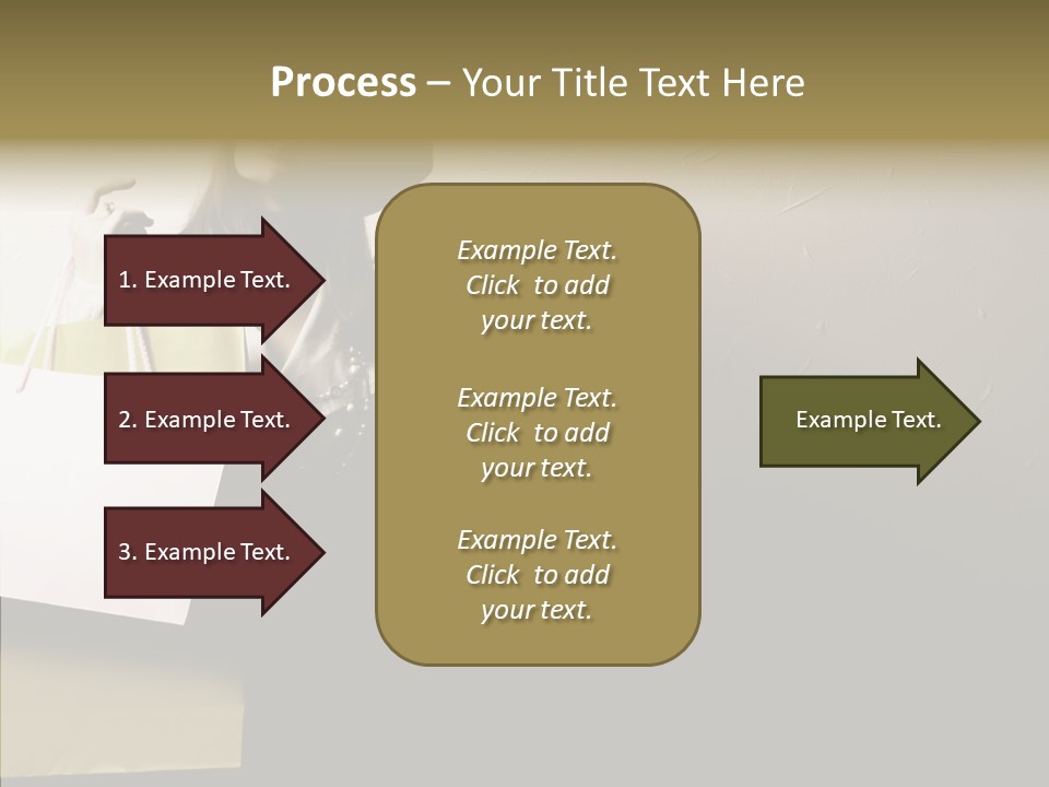 Scarf Woman Look PowerPoint Template