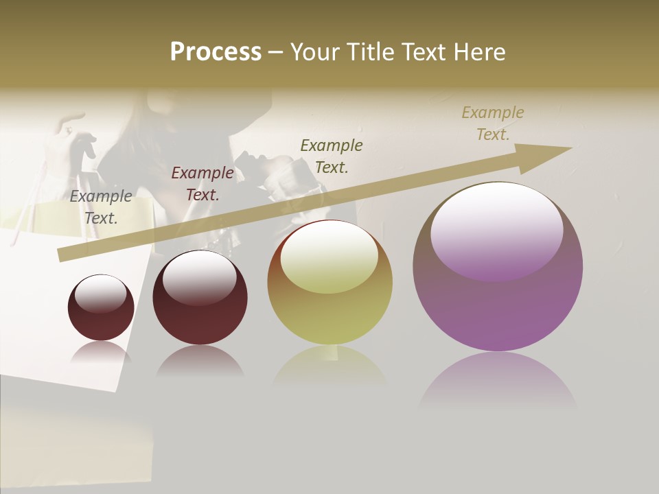 Scarf Woman Look PowerPoint Template