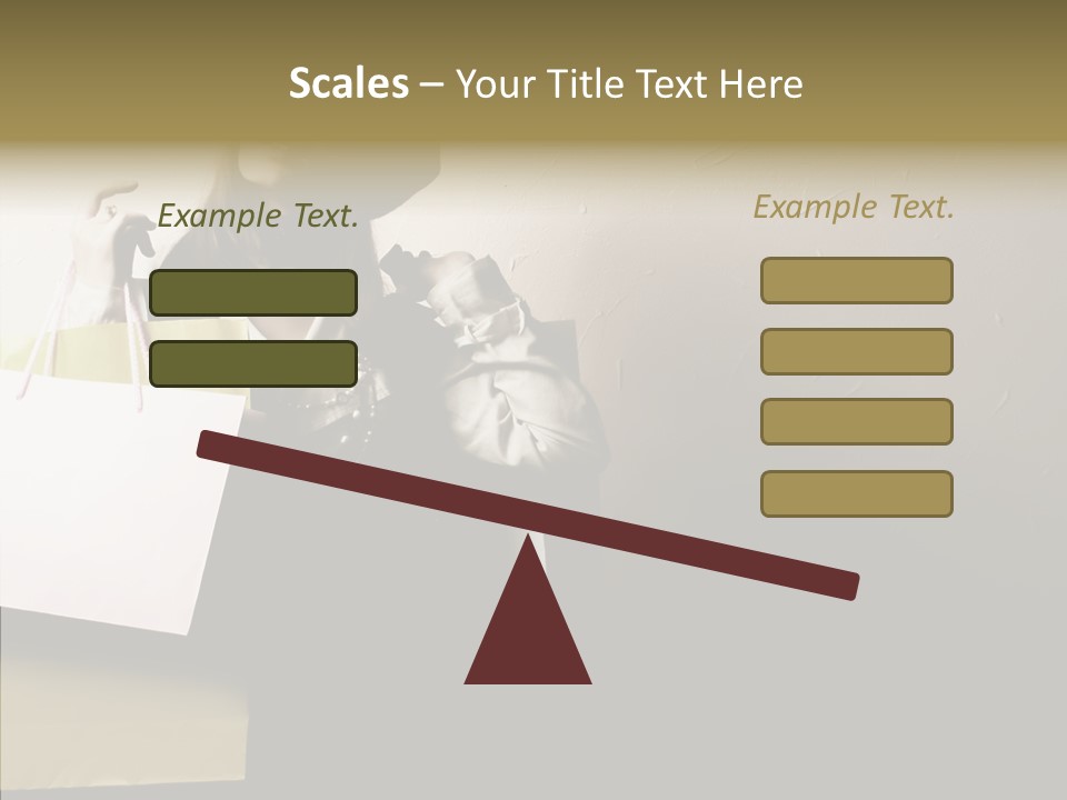 Scarf Woman Look PowerPoint Template