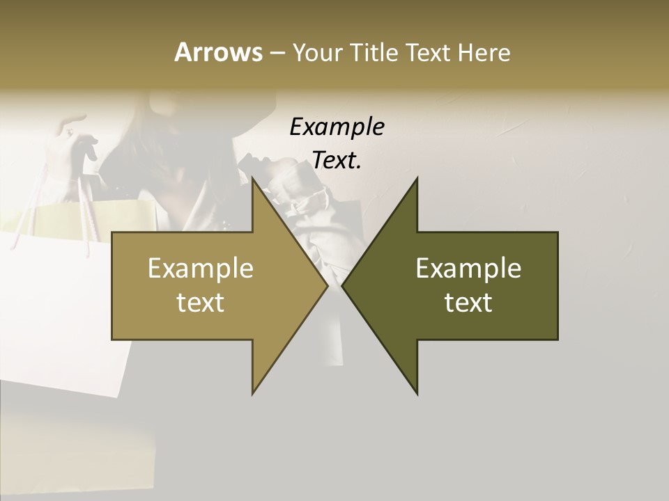 Scarf Woman Look PowerPoint Template