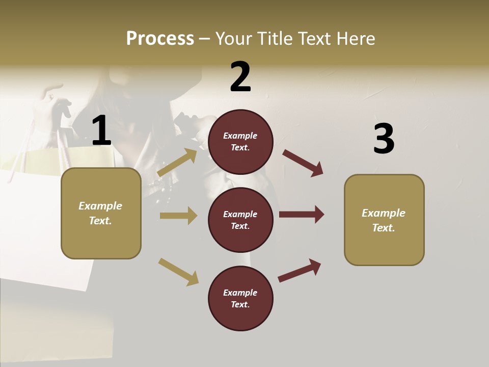 Scarf Woman Look PowerPoint Template