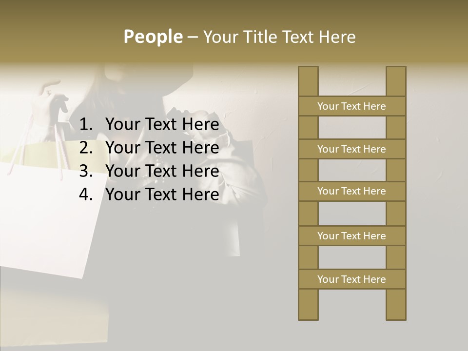 Scarf Woman Look PowerPoint Template