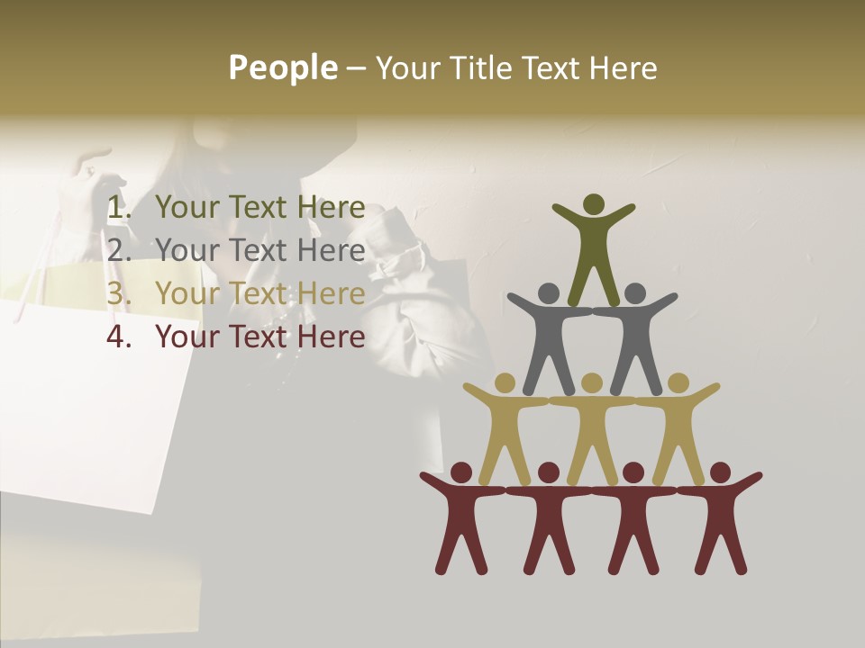 Scarf Woman Look PowerPoint Template