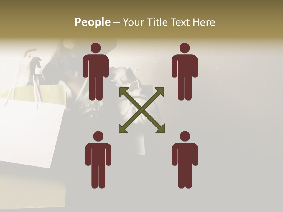 Scarf Woman Look PowerPoint Template