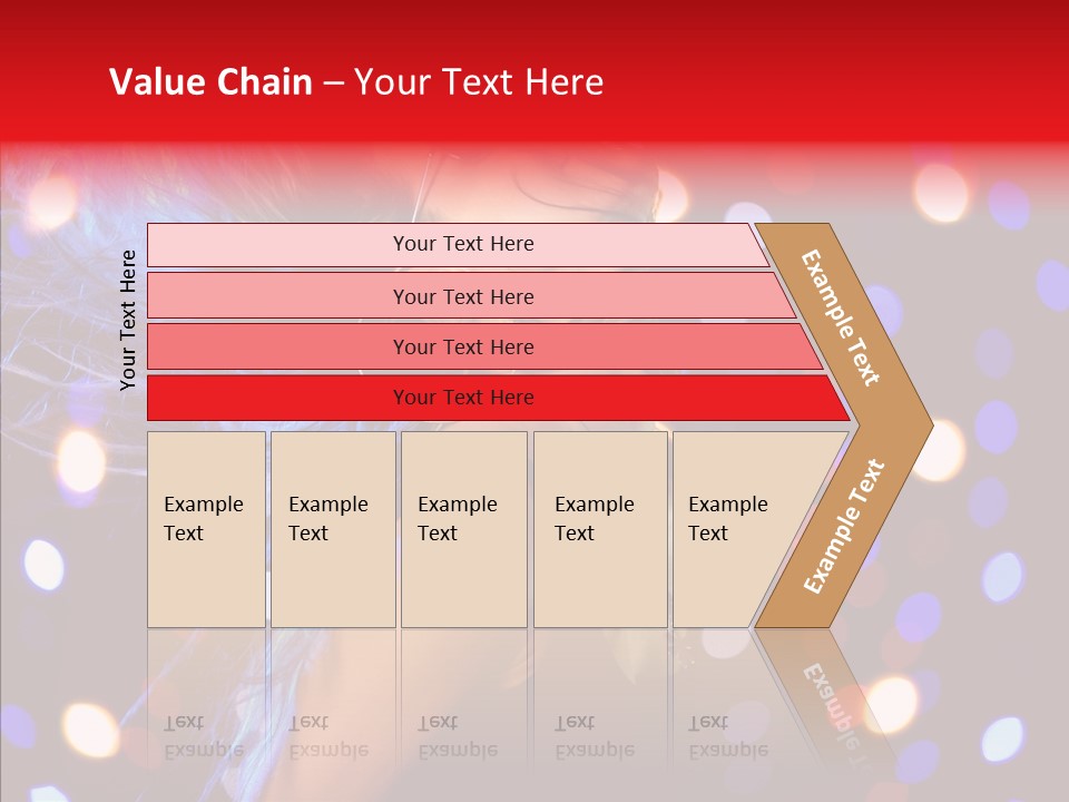 Showgirl Posing Girl PowerPoint Template