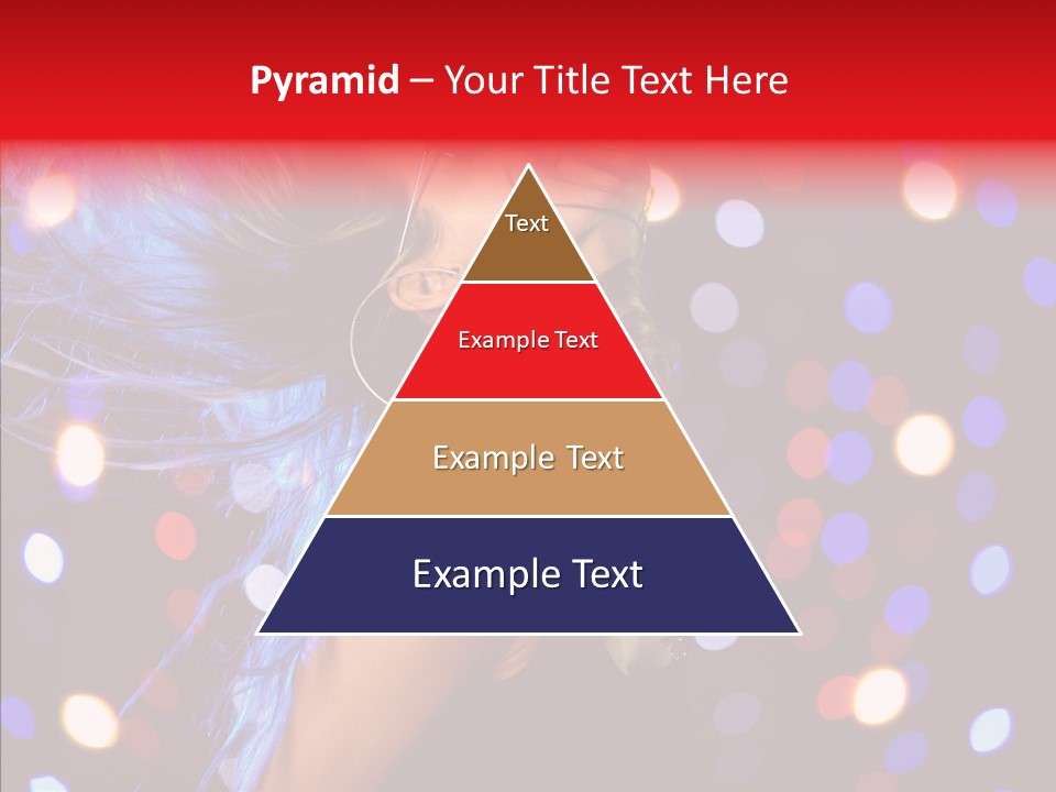 Showgirl Posing Girl PowerPoint Template