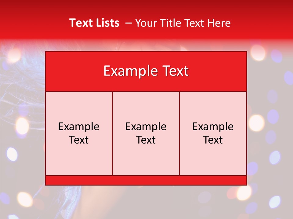 Showgirl Posing Girl PowerPoint Template