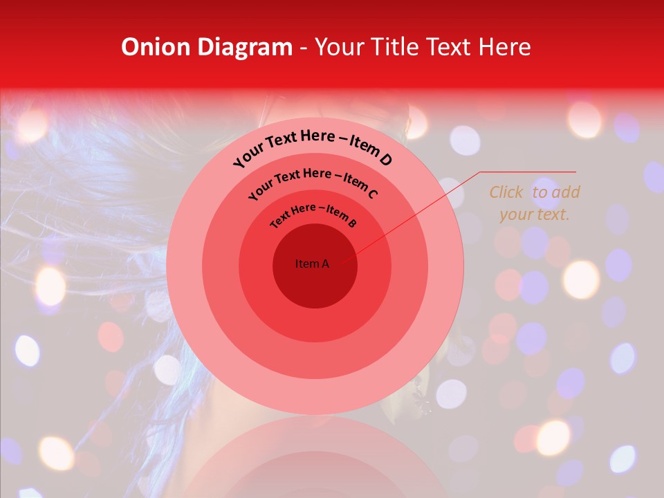 Showgirl Posing Girl PowerPoint Template